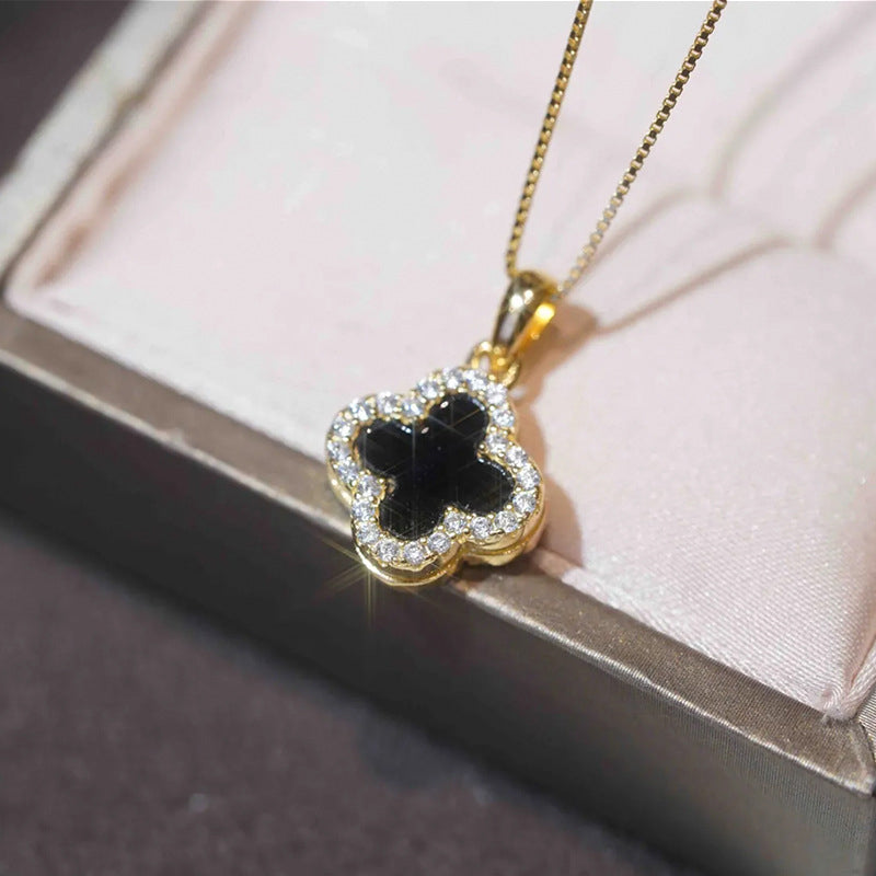 Elegant Four-leaf Clover Necklace