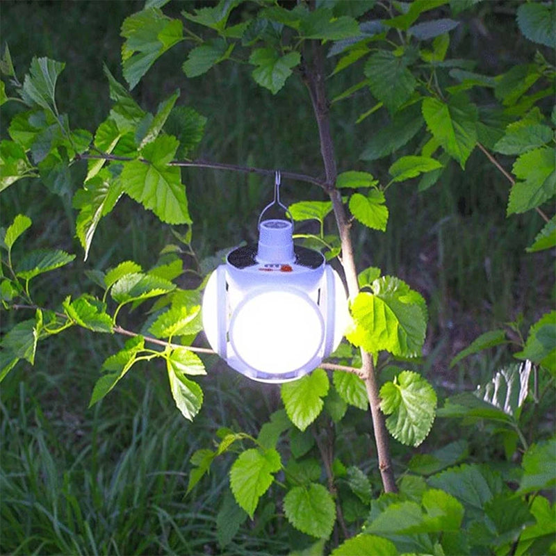 LED Solar Folding Football Light