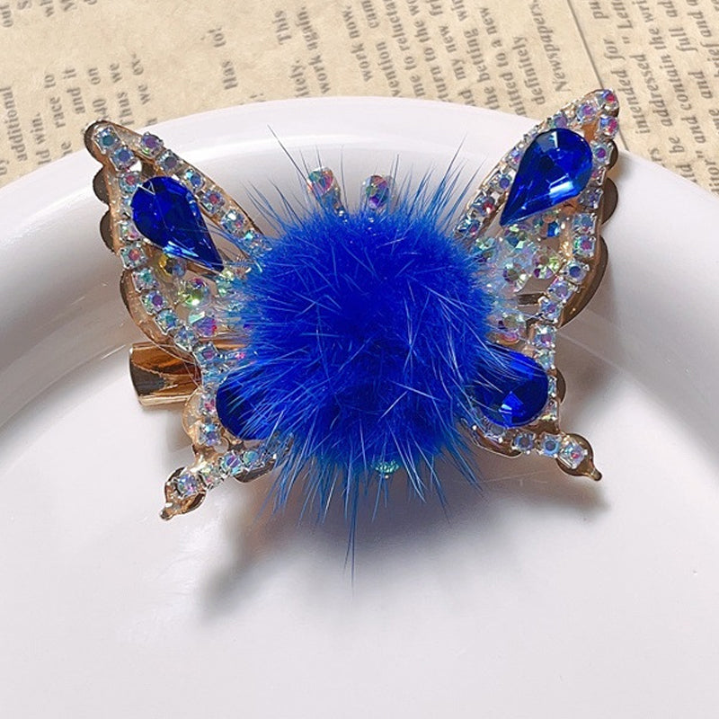 Flying Butterfly Hairpin Colorful Cute Hair Clip for Girls