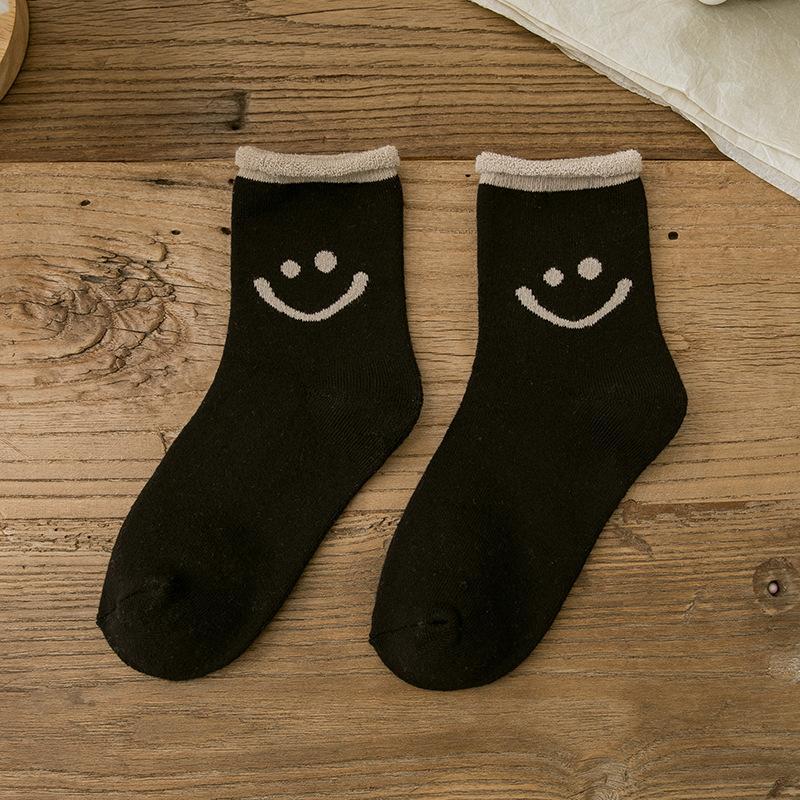 Fairyspark™ Lovely Smile Face Cotton Socks