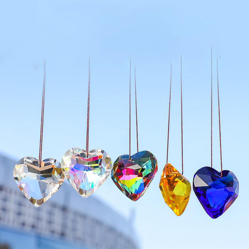 Hanging Heart Suncatcher Prism Crafts