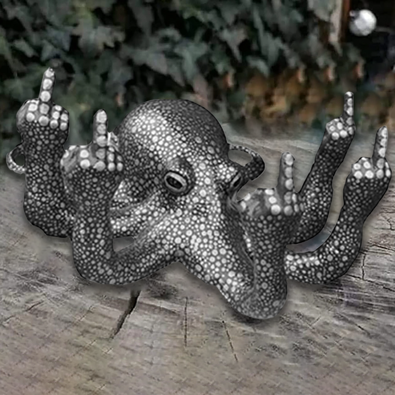 Anger Octopus Creative Decorative Sculpture