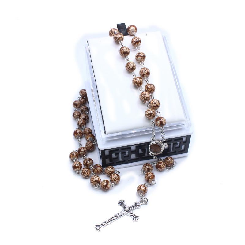 Handmade Blue Onyx Rosary Beads