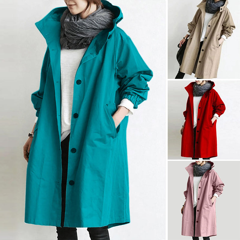 Temperament Waist Long Sleeve Coat