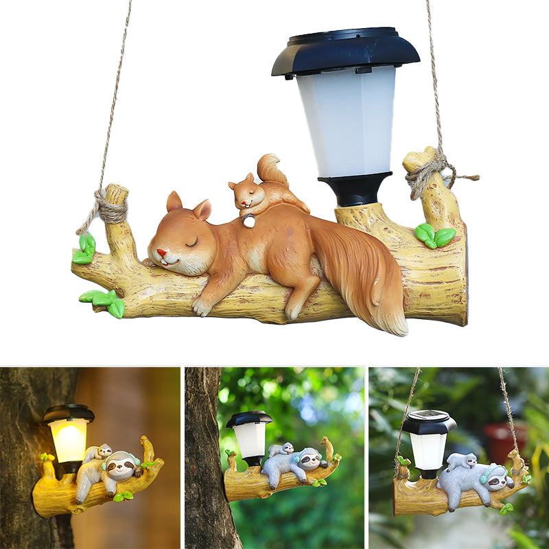 Squirrel Sloth Hanging Lamp