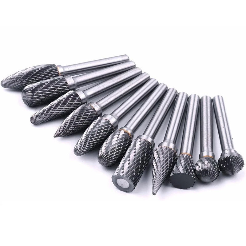 Premium Tungsten Steel Carbide Rotary Burr Set