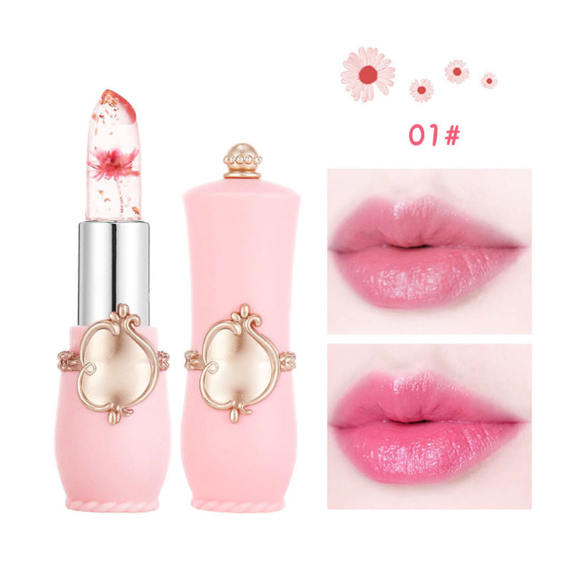 Crystal Jelly Flower Color Changing Lipstick