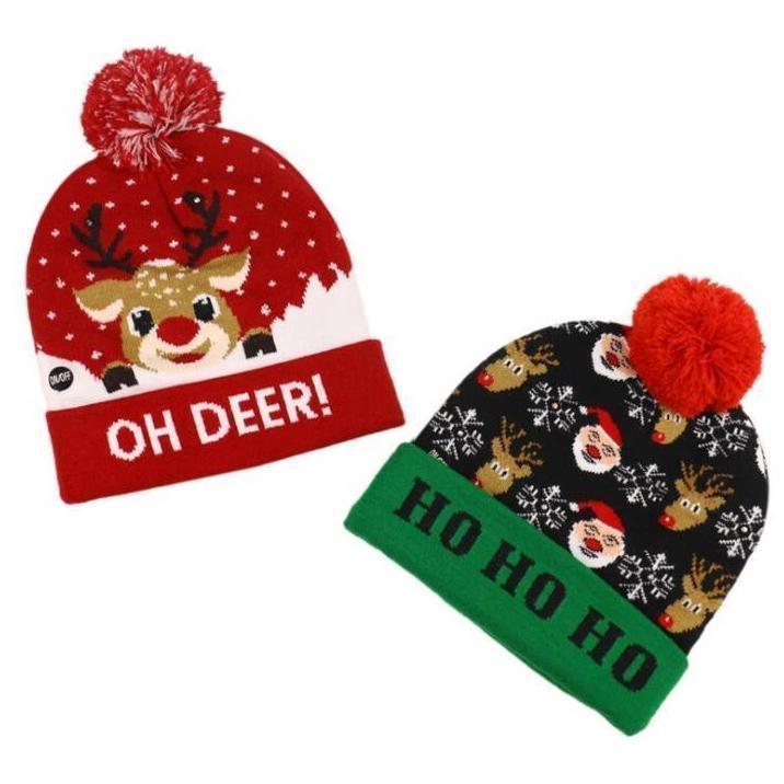 Christmas LED Beanies