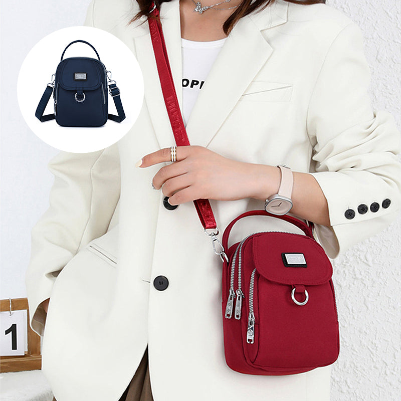 3 Layers Waterproof Casual Crossbody Bag Women Small Handbag