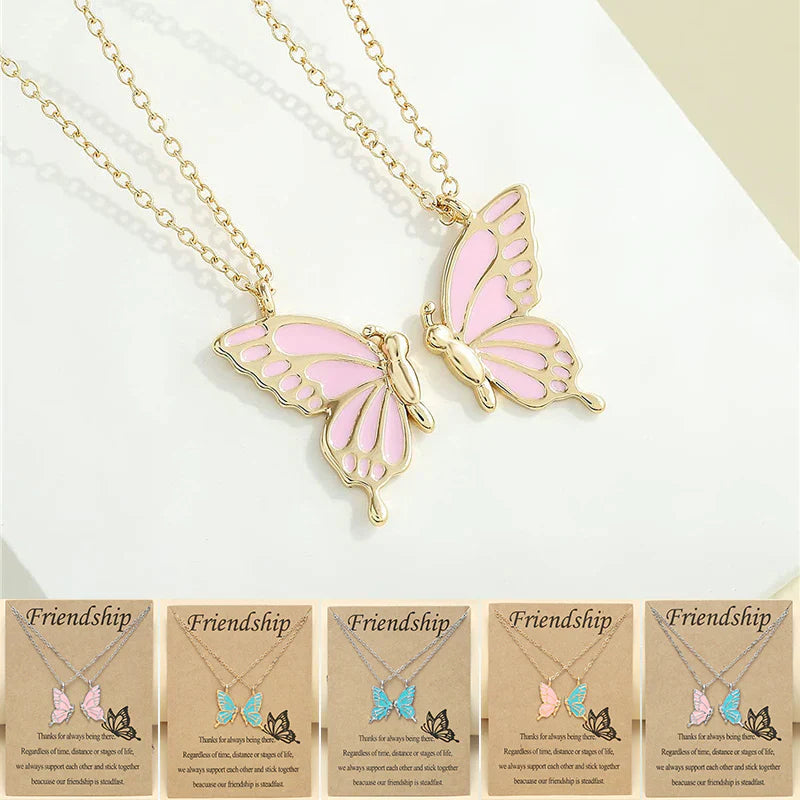 Colorful Butterfly Necklace