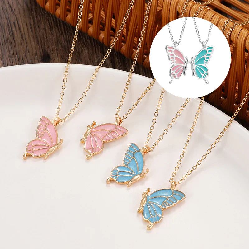 Colorful Butterfly Necklace