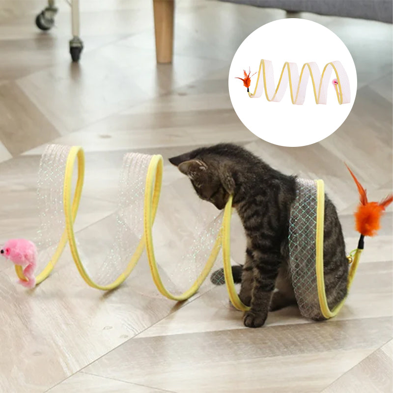 Folded Cat Tunnel Toy