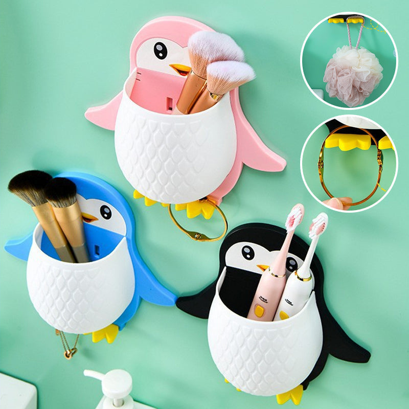 Penguin Shape Wall Mount Phone Holder