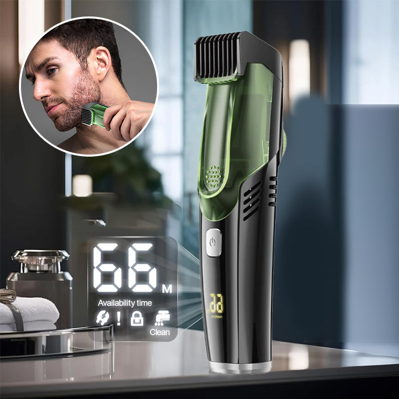 Vacuum Beard Shaver-20 Length and Styles Adjustable