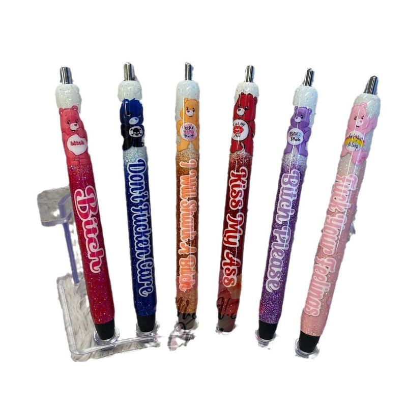 Funny bear pens, Set of 8pcs