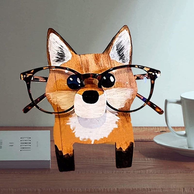 Animal-shaped mounts for glasses