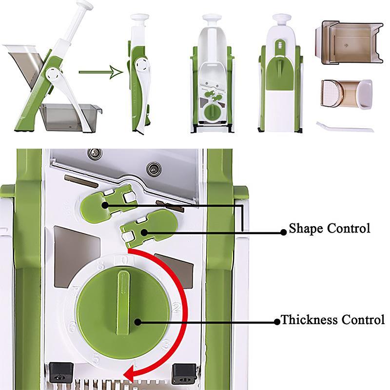 ✨hot sale✨Adjustable Safe Vegetable Slicer