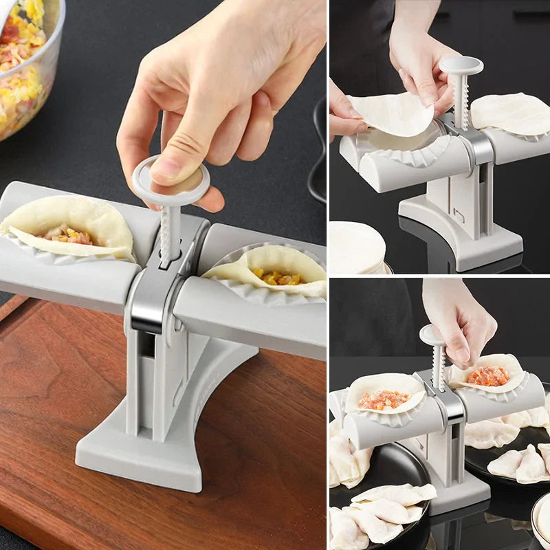 ✨CHRISTMAS EARLY SALE-50% OFF✨Household Double Head Automatic Dumpling Maker Mould