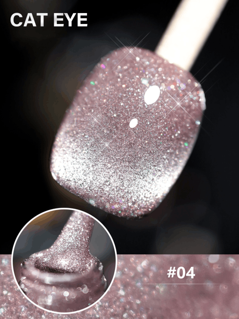 Laser Dia-mond Cat Eye Nail Polish