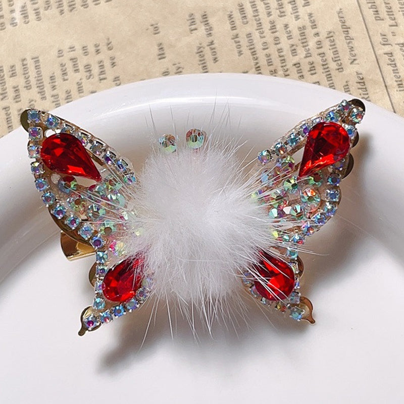 Flying Butterfly Hairpin Colorful Cute Hair Clip for Girls