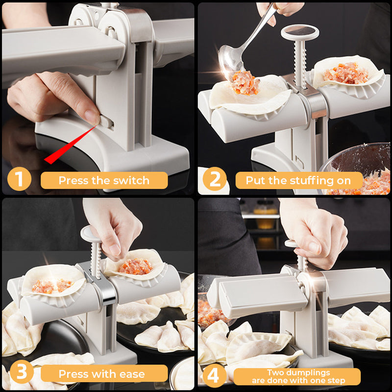 ✨CHRISTMAS EARLY SALE-50% OFF✨Household Double Head Automatic Dumpling Maker Mould