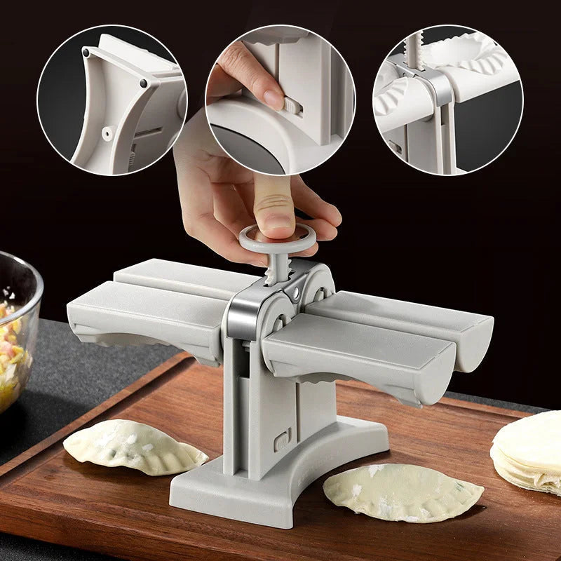 ✨CHRISTMAS EARLY SALE-50% OFF✨Household Double Head Automatic Dumpling Maker Mould