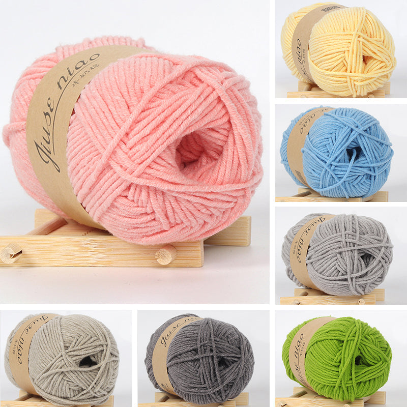 Multicolor Knitting and Crochet Yarn