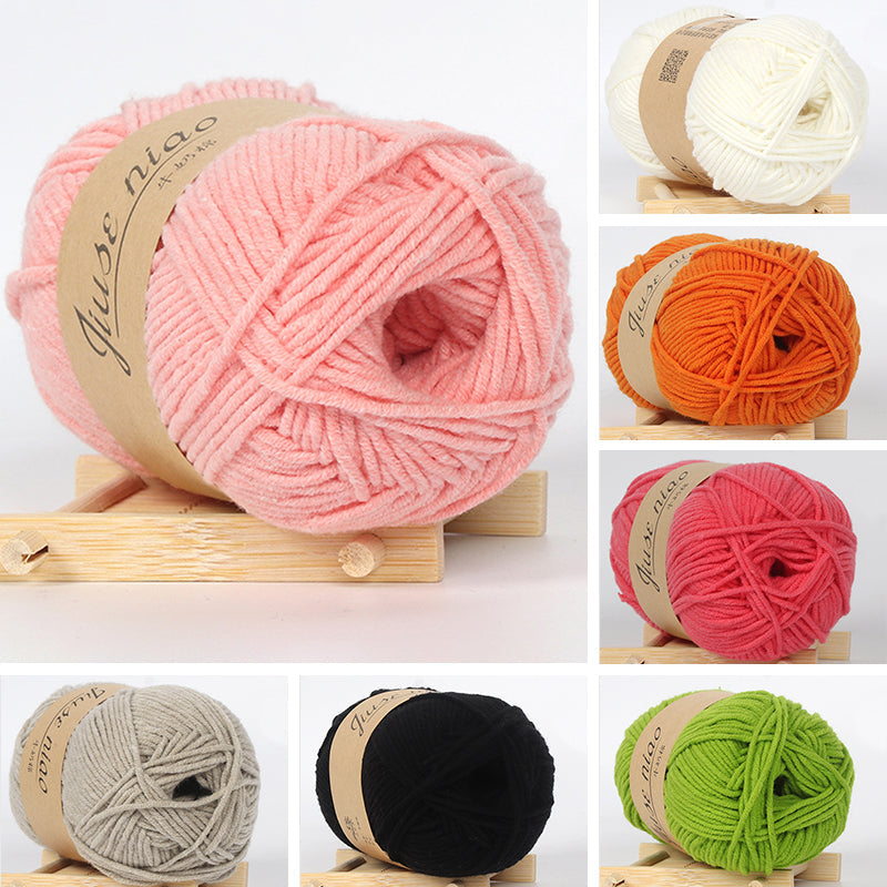 Multicolor Knitting and Crochet Yarn