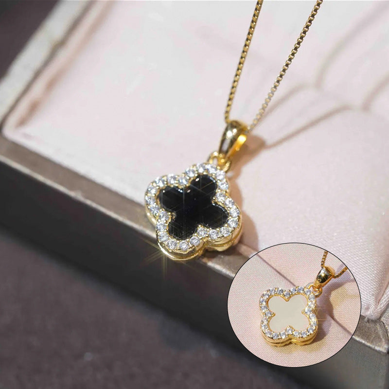 Elegant Four-leaf Clover Necklace