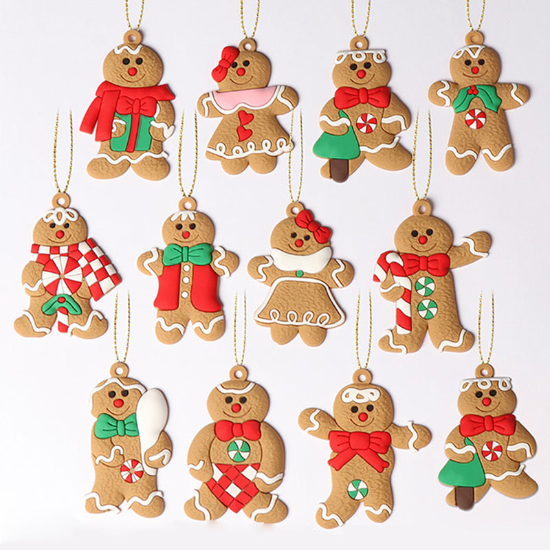 Gingerbread Man Christmas Tree Ornament