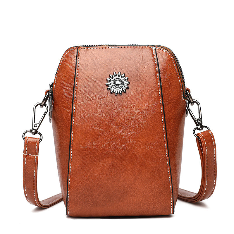 Mini Crossbody Bag in Soft Leather