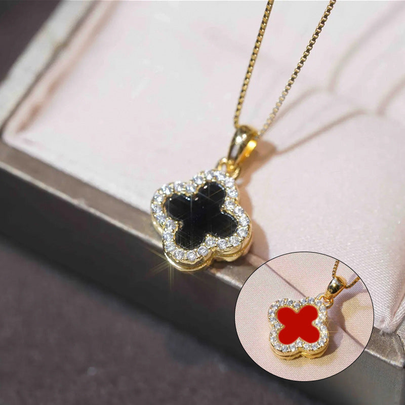 Elegant Four-leaf Clover Necklace