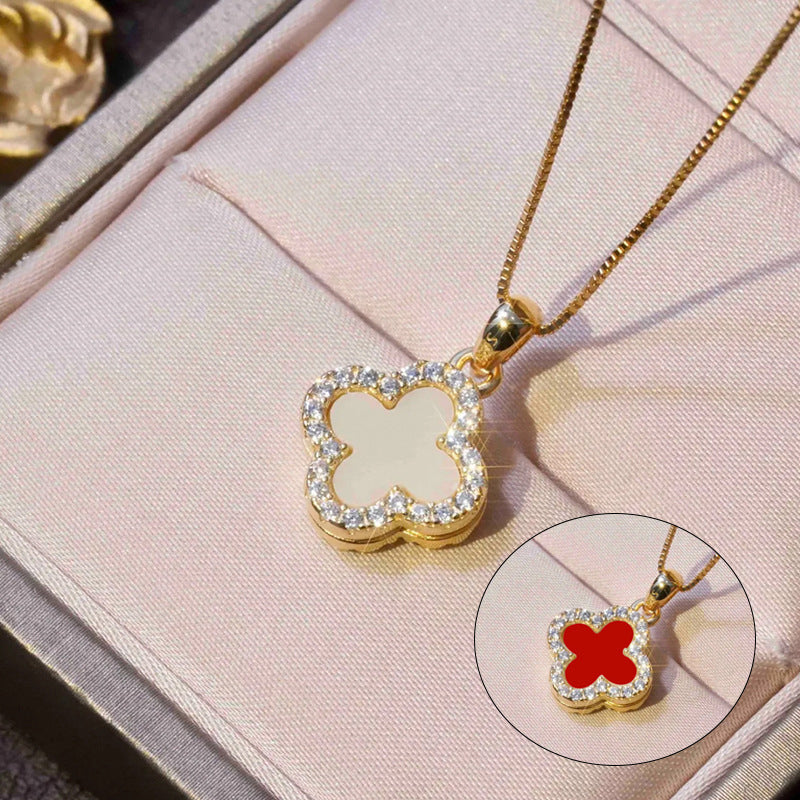 Elegant Four-leaf Clover Necklace