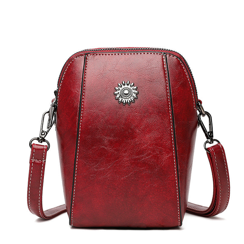 Mini Crossbody Bag in Soft Leather