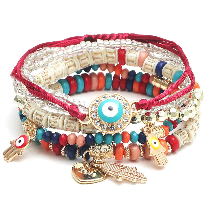 Multi-Layer Rice Bead Bracelets