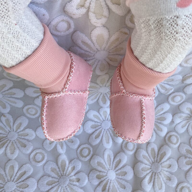 Warm Fur Baby Sock Shoes