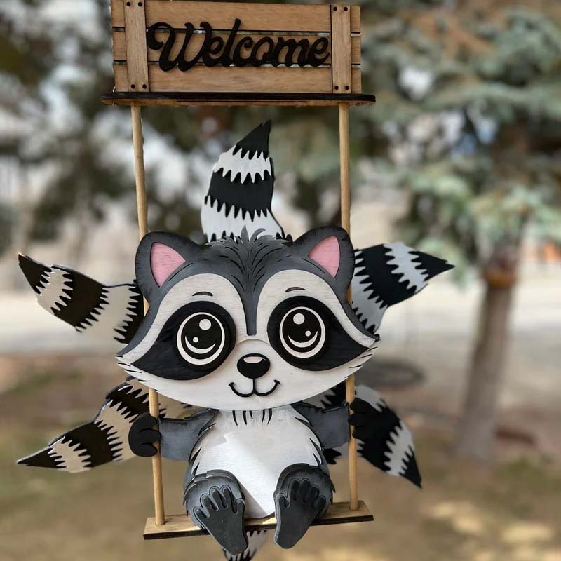 FUNNY Animal Windspinner Courtyard Decoration